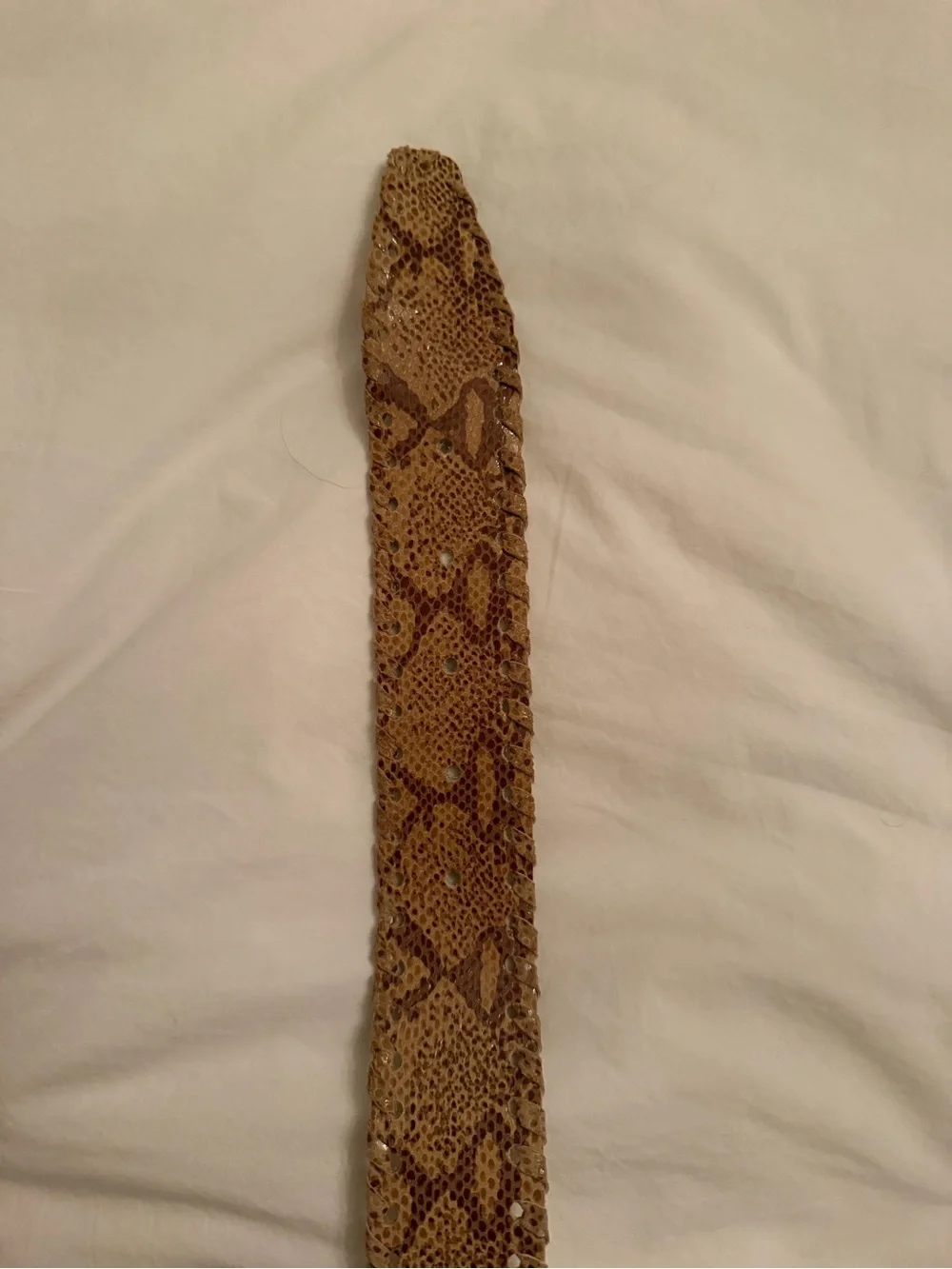 Melamed Snakeskin Leather Belt